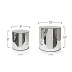 Mirrored Glass Table Stand | Galore Home: Luxury Home Decor, Elegant Home Furnishings, Stylish Home Accents & Contemporary Home Accessories