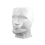 Cubism Face Sculpture / Planter