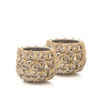 Lotus Ceramic Planter | Galore Home: Luxury Home Decor, Elegant Home Furnishings, Stylish Home Accents & Contemporary Home Accessories