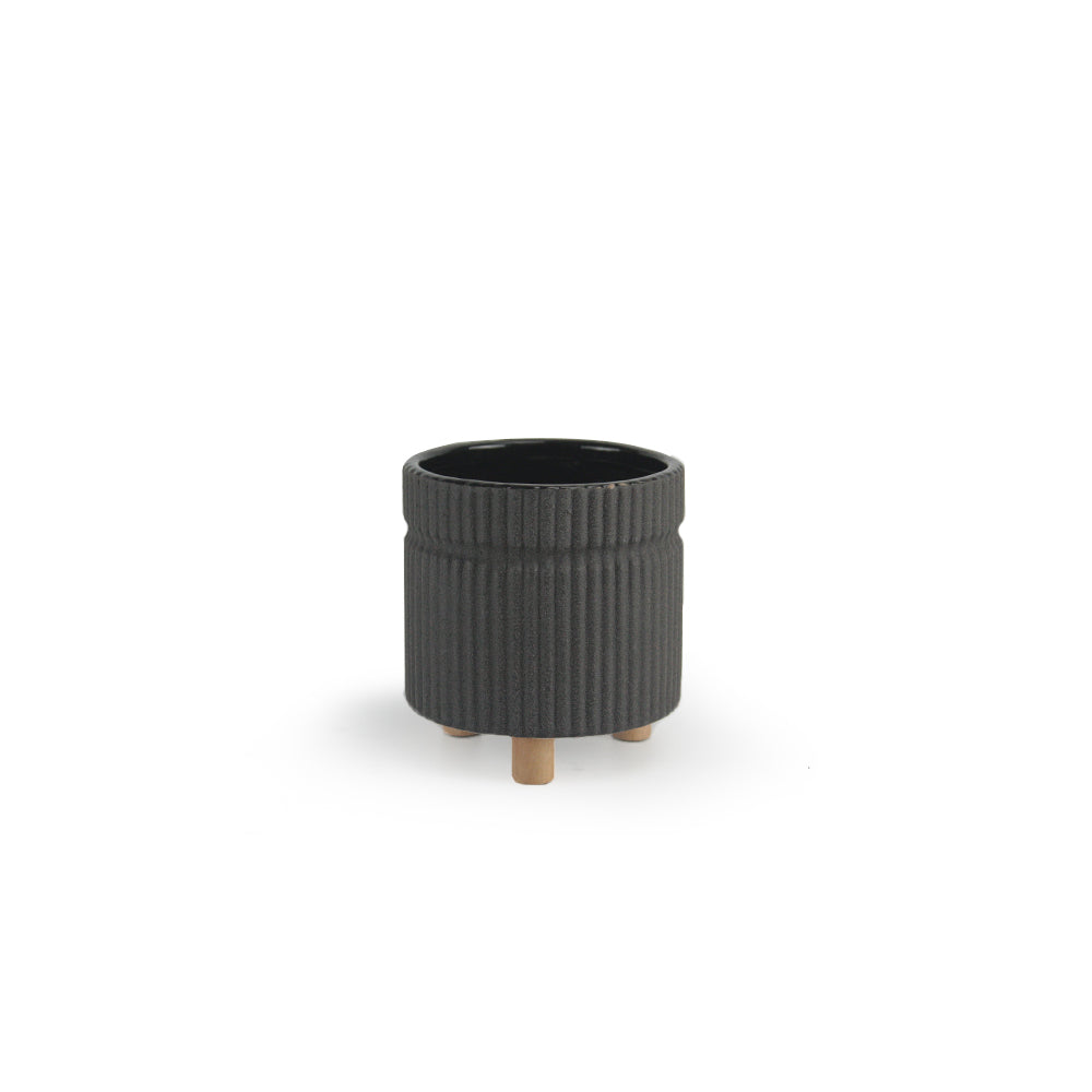Ridged Tripod Pot | Galore Home: Luxury Home Decor, Elegant Home Furnishings, Stylish Home Accents & Contemporary Home Accessories