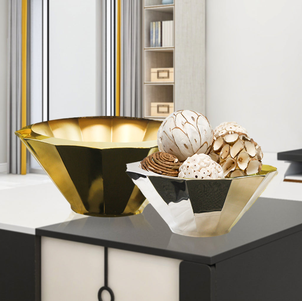 Geometric Floor Planter Bowl | Galore Home: Luxury Home Decor, Elegant Home Furnishings, Stylish Home Accents & Contemporary Home Accessories