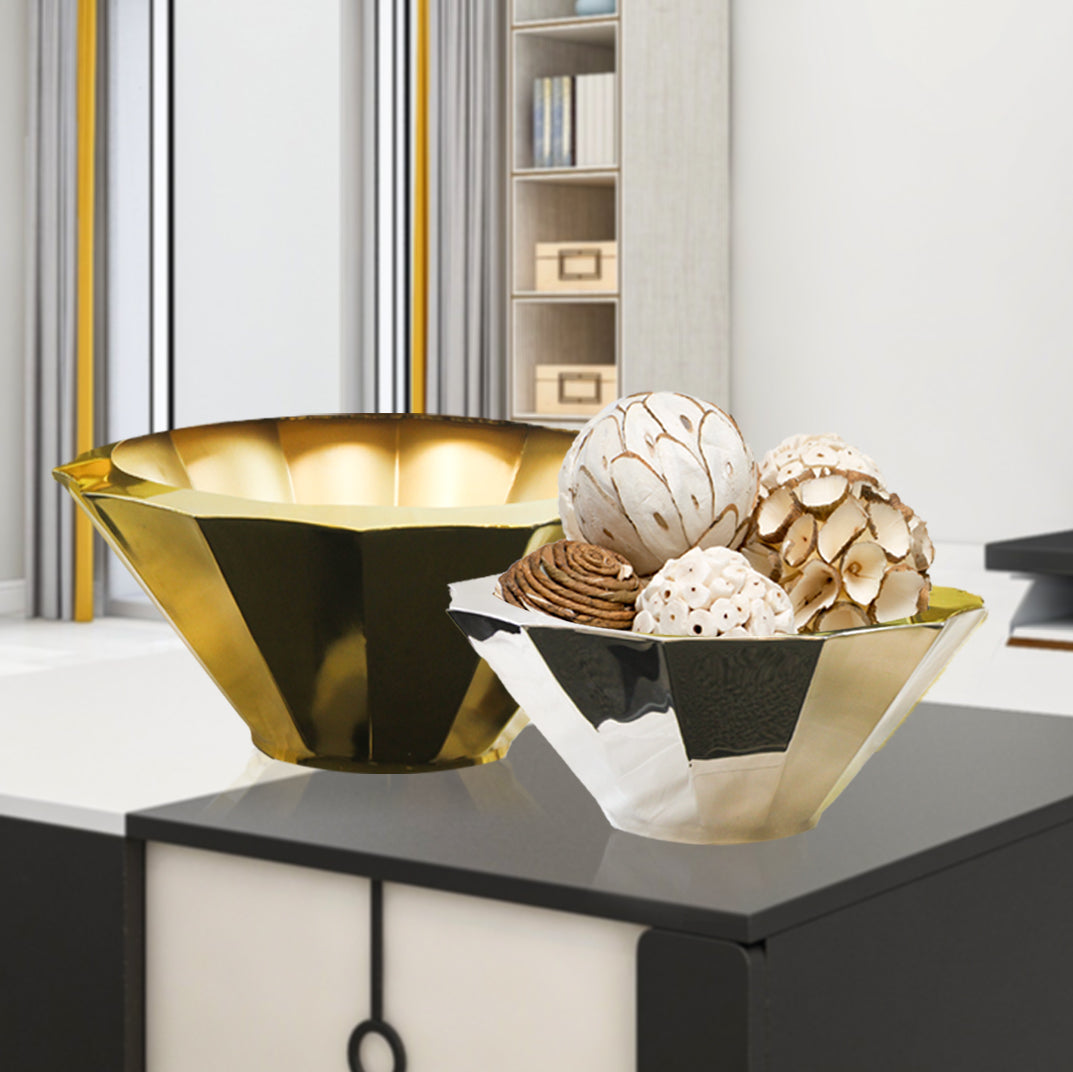 Geometric Floor Planter Bowl | Galore Home: Luxury Home Decor, Elegant Home Furnishings, Stylish Home Accents & Contemporary Home Accessories