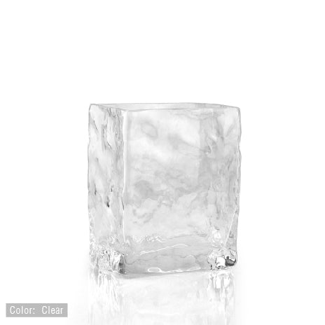 Rectangular Iridescent Glass Vase | Galore Home: Luxury Home Decor, Elegant Home Furnishings, Stylish Home Accents & Contemporary Home Accessories