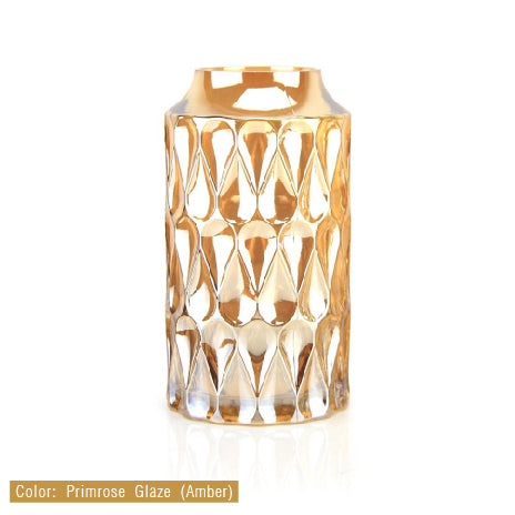 Cylindrical Iridescent Glass Vase | Galore Home: Luxury Home Decor, Elegant Home Furnishings, Stylish Home Accents & Contemporary Home Accessories