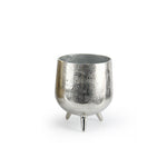 Tripod Metal Round Pot