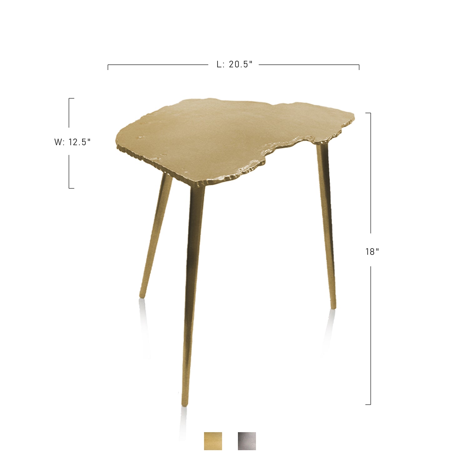 Igneous Side Table | Galore Home: Luxury Home Decor, Elegant Home Furnishings, Stylish Home Accents & Contemporary Home Accessories